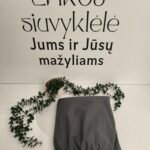 Medvilninė paklodė su guma tamsiai pilka