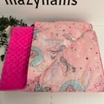 Minky pledukas su pašiltinimu - rožiniai vienaragiai