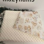 Minky pledukas su pašiltinimu - kreminiai gyvūnėliai