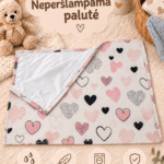 Neperšlampama palutė pervystymui kūdikiams -
širdelės