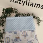 Minky/ medvilnės pledukas