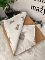 Muslino/tedi apšiltintas pledukas