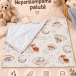 Neperšlampama palutė pervystymui kūdikiams